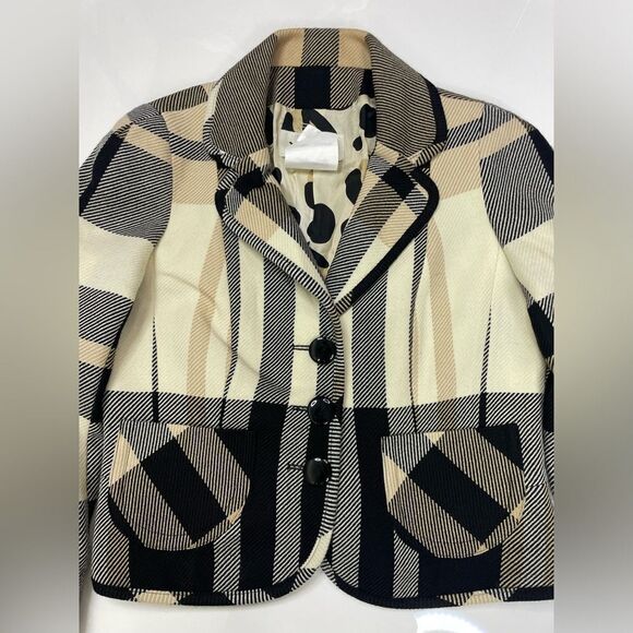 Weill Blazer Jacket Women Size 10 Multicolor - Picture 2 of 8